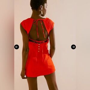 NWT Free People Jordi Mini Dress in Heater